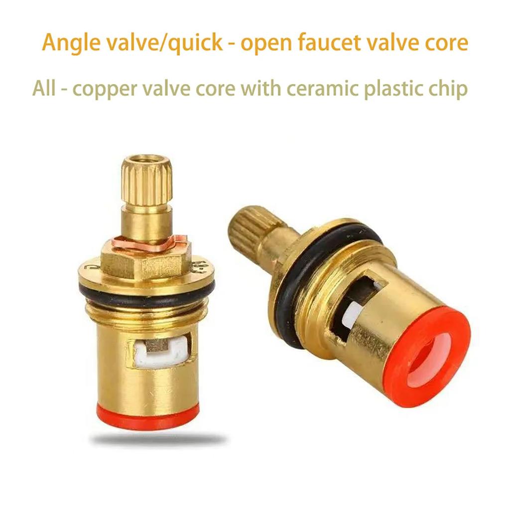 Brass Angle Valve Core and Brass Faucet Valve Core Are Suitable for Quick Opening Faucets and Kitchen/bathroom Accessories