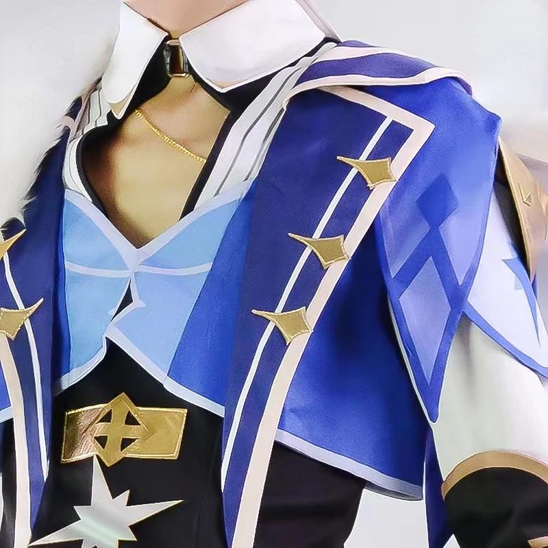 Anime Game   Kaeya Cosplay Costume Mondstadt Knights Handsome Combat Uniform Activity Party Role Play Clothing