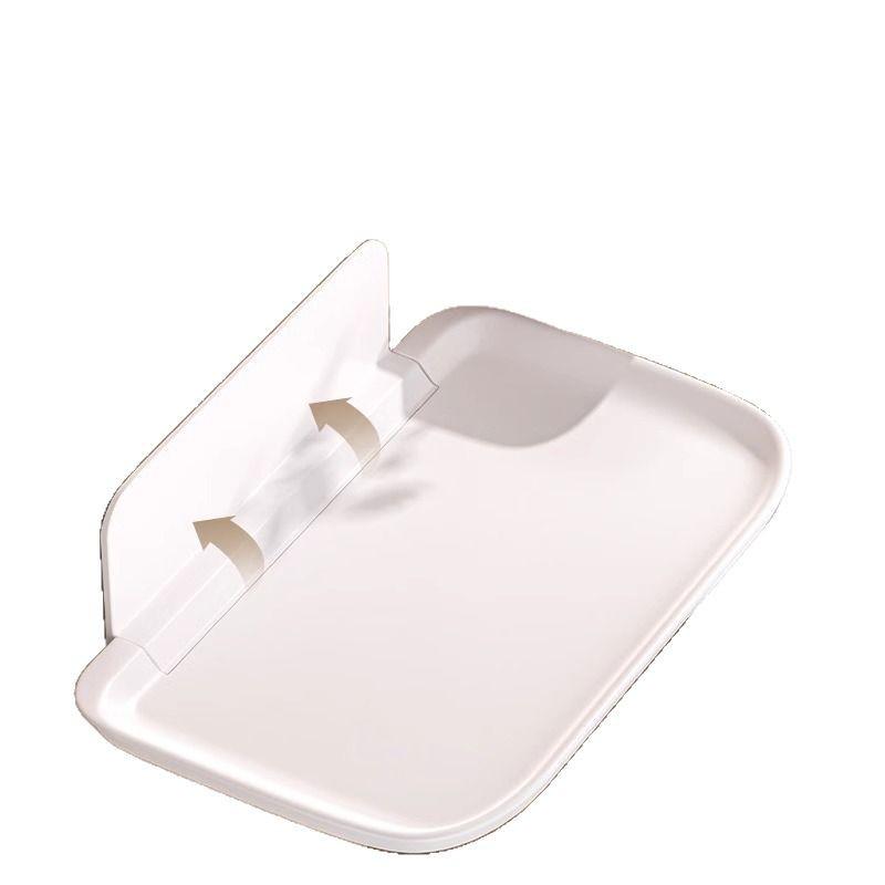 Foldable Wall-Mounted Phone Storage Shelf for Bathroom or Bedside