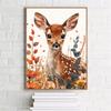 5d DIY Diamond Painting Cross Stitch Animal Sika Deer Diamond Embroidery Mosaic Full Round Drill Home Decor