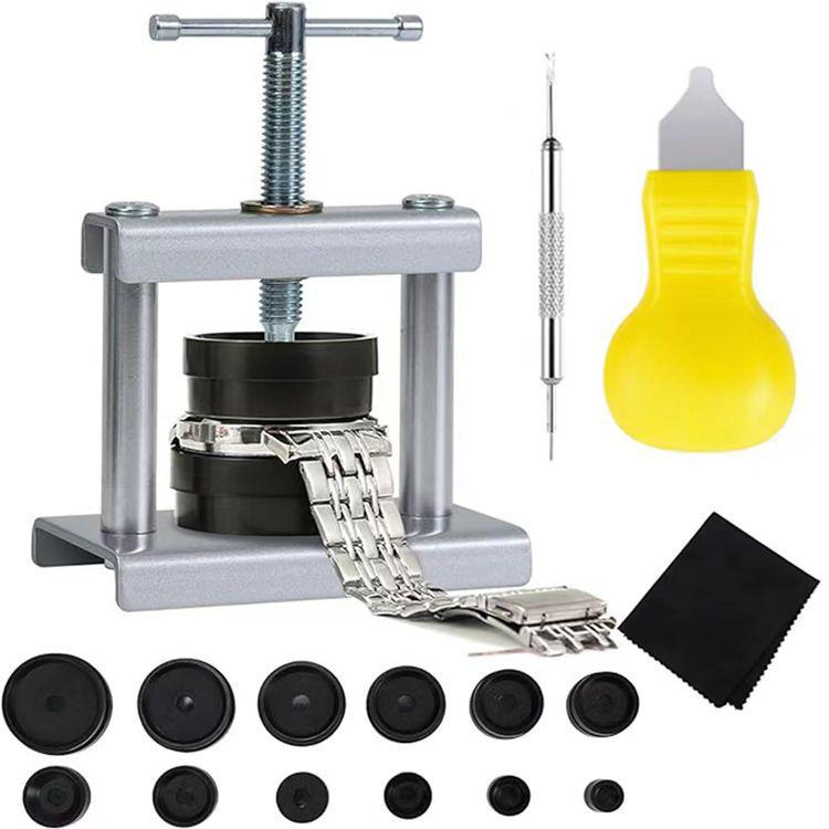 Portable Watch Back Cover Press & Repair Tool Set