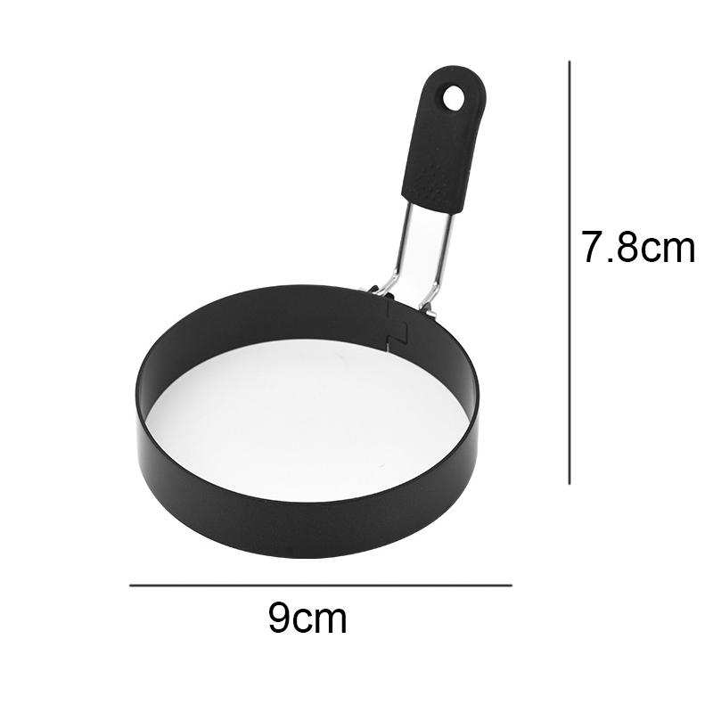 Stainless Steel Pancake Mold Non-stick Round Anti-scalding Egg Fried Ring Egg Molds for Cooking Breakfast Sandwich Tool