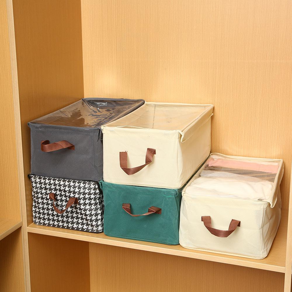 Foldable Steel Frame Fabric Storage Box for Clothes and Underwear