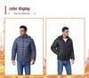 Smart Heated Winter Jacket: 27-Zone Temperature Control, Unisex Hooded Coat
