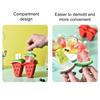 Ice Cube Mold Fruit Shape Summer Party Ice Tray Easy Release Spill-Proof Design Picnic Ice Cube Maker DIY Popsicle