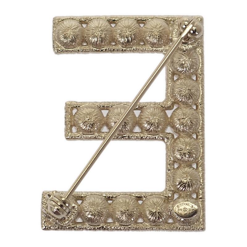 Chanel AB1368 Brooch Gold Metal Women