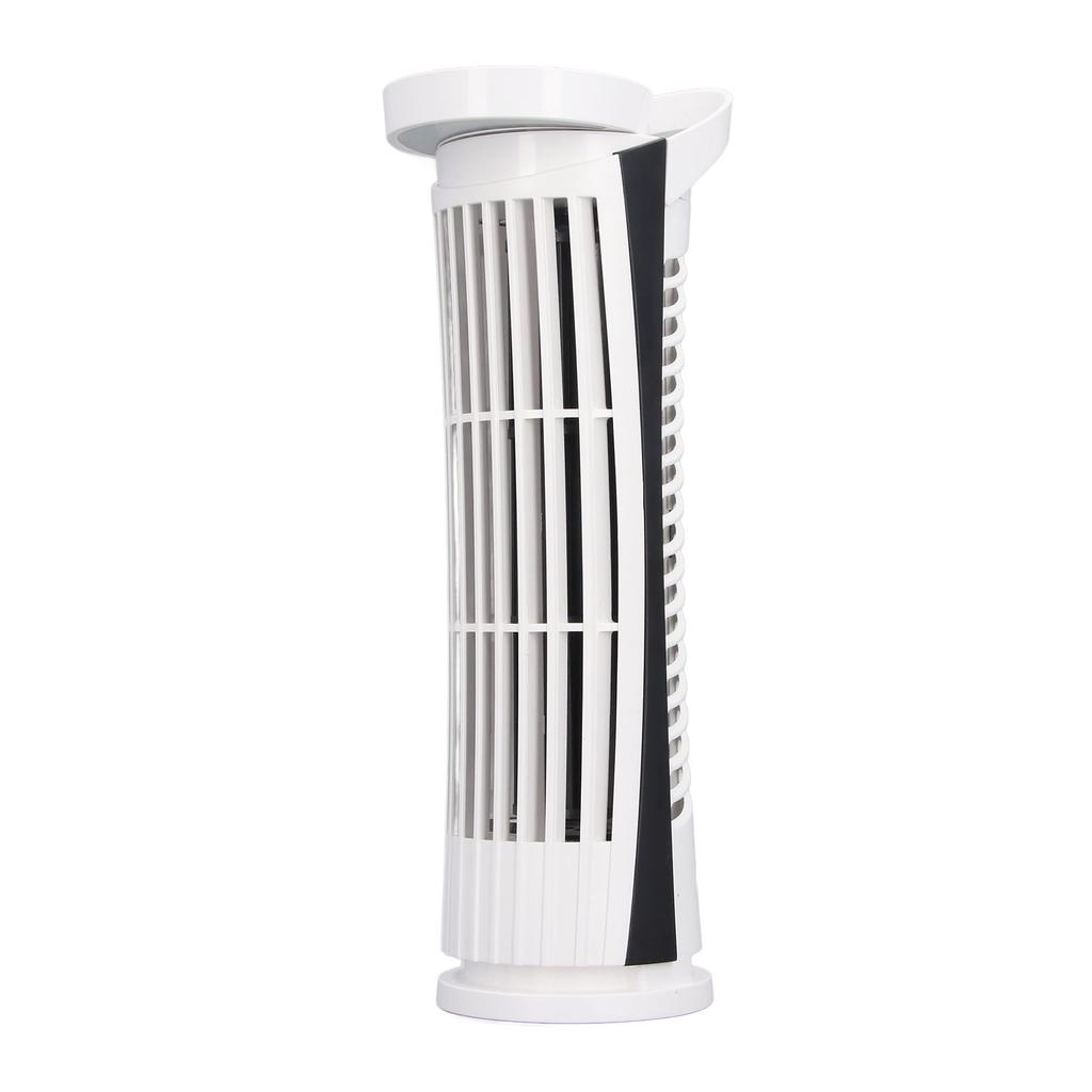 Tower Fan 90 Degree Oscillating Fan with 2 Speeds Light Standing Bladeless Fan 34dB Quiet USB 2.0 for Indoors Bedroom