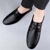 Mode Herrenschuhe Schnürschuhe Klassische Retro Echtleder Schuhe Herren Oxfords Kleider Business Büro Ballerinas schwarz Herren Hochzeitsparty Schuhe