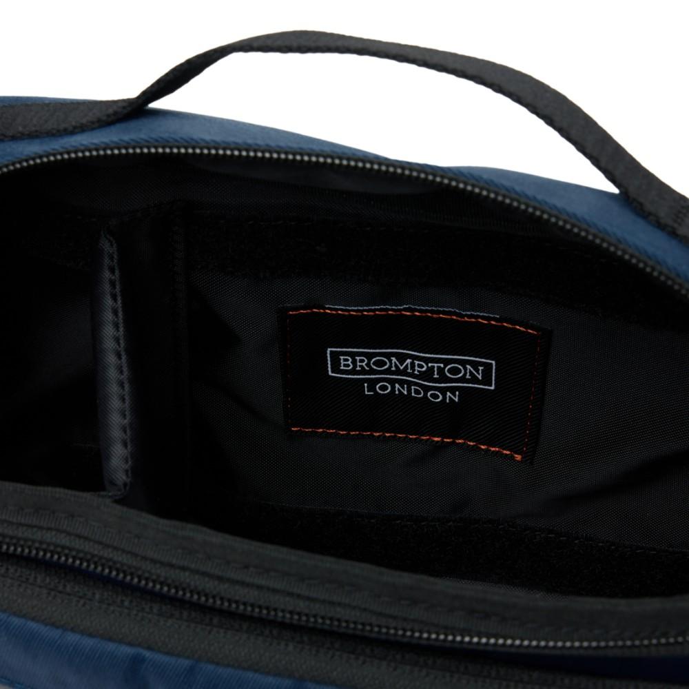 Brompton London Reflective Cross Bag - D/Navy (P255Acr103)