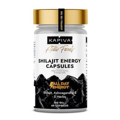 Kapiva Shilajit/Shilajeet Energía 60 Cápsulas | Elaborado con shilajit 100 % puro.