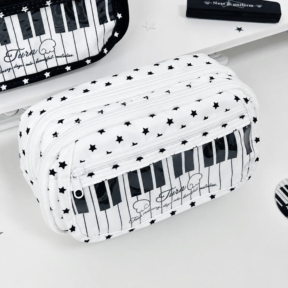 Multi-Layer Pencil Case Large Capacity Pencil Pouch Kawaii Stationery Pouch Gift
