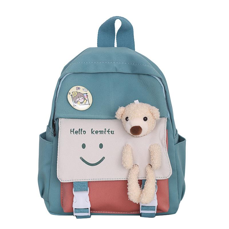Children Stylish Small Backpack Plush Bear Cute Personality Children Kindergarten Schoolbag