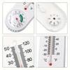 Wall-mounted Indoor/outdoor Thermometer and Hygrometer, Accurately Measures Temperature and Humidity, Red Pointer, Hygrometer.