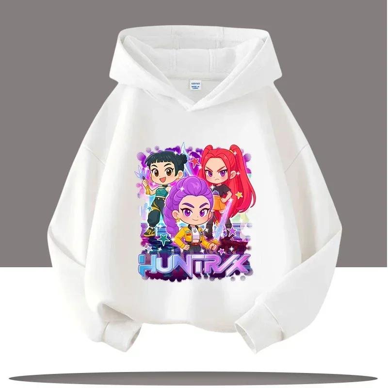 Children's Clothing Y2K KPop Demon Hunters Hoodies Teenage Girls Boys Rumi KPop Demon Hunters Hoody Autumn Casual Long Sleeve