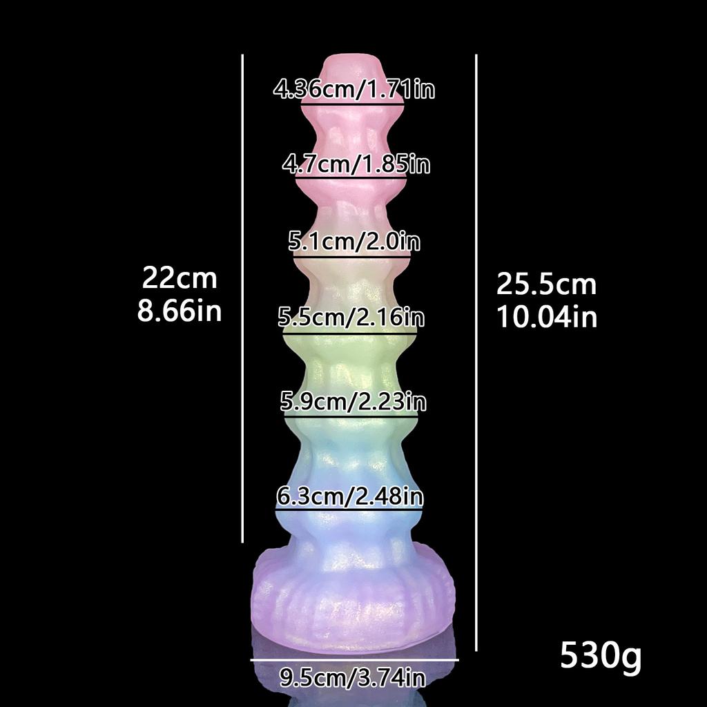 Alien Pagoda Dildo Female Masturbator Liquid Silicone Dildo Rear Anal Plugs Adult Sex Toys Male Anal Plugs
