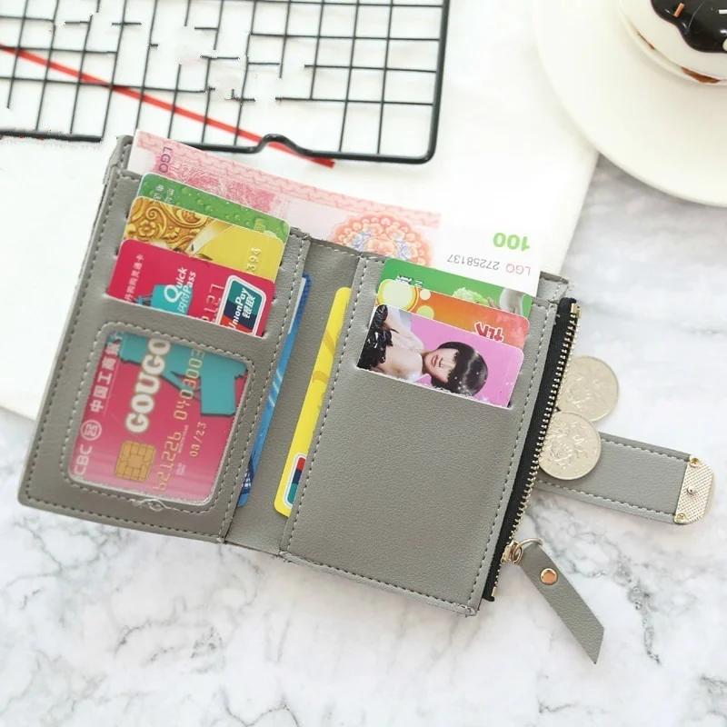 Purse Wallet Card Holder Wallets Small Leather Fashion Brand Ladies Card Bag