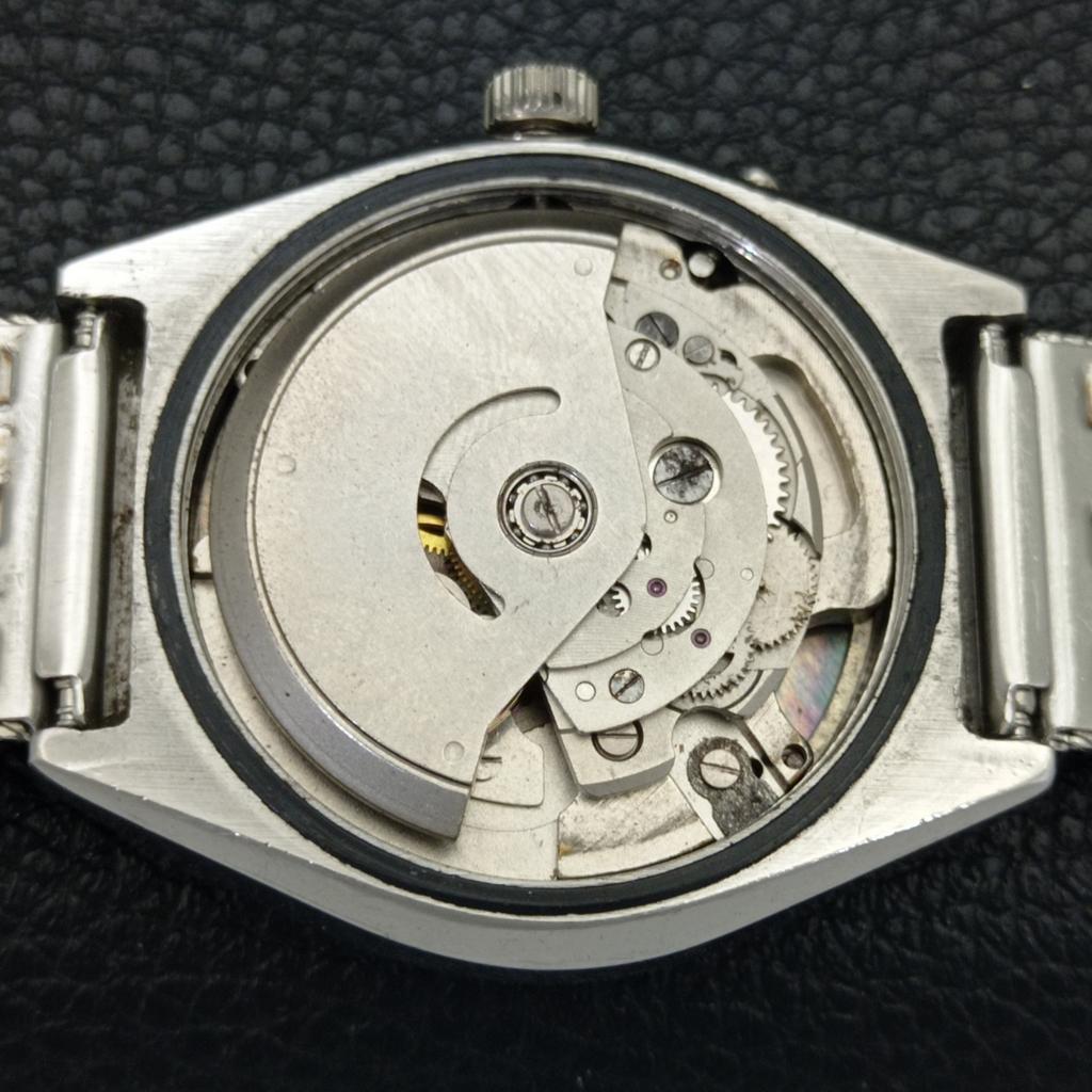 VINTAGE RICOH R31 AUTOMATIC JAPAN MENS WHITE COLOR DIAL WATCH A701947-5 R207-a701947