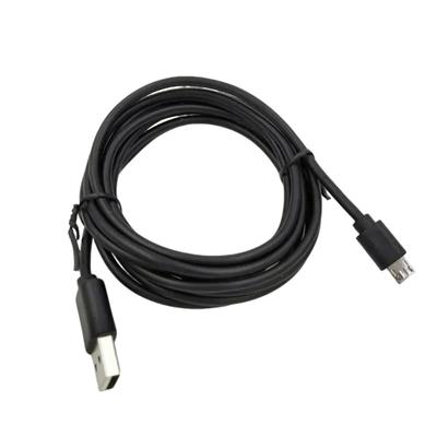 100/200/300cm USB Charging Cable for Game Controller Extension Power Cable Data Sync Cord Charging Wire Black