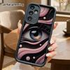 Phone case: 2D flat Samsung Galaxy A34 A35 M05 M06 S20 S22 S21 FE Plus 5G stepped protective case, close-up of eyes, Christmas and Halloween gifts