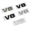 3D ABS HSE V8 Letters Rear Trunk Fender Badge Emblem Decals Sticker For Land Range Rover Sport Vogue Discovery 4 Car Accessories
