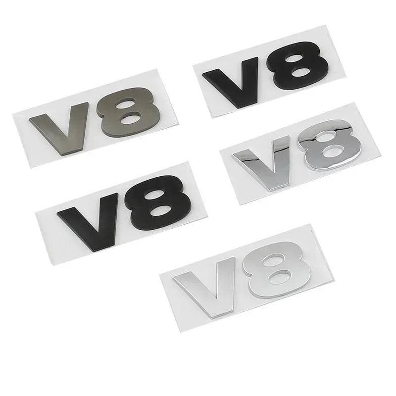3D ABS HSE V8 Letters Rear Trunk Fender Badge Emblem Decals Sticker For Land Range Rover Sport Vogue Discovery 4 Car Accessories