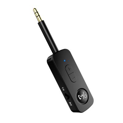 Bluetooth 5.3 Audio Receiver Transmitter 3.5MM 3.5 AUX With Mic Stereo Music Wireless Adapter For Headphones PC TV Car Speakers