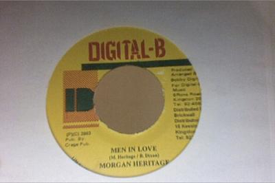 7inch Record MORGAN HERITAGE - Men In Love NONE Digital-B 2003 Jamaica Reggae, Ska & Dub Used