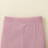 Infant & Toddler Ribbed Leggings: Elastic Slim Fit for Spring & Autumn - Solid Colors