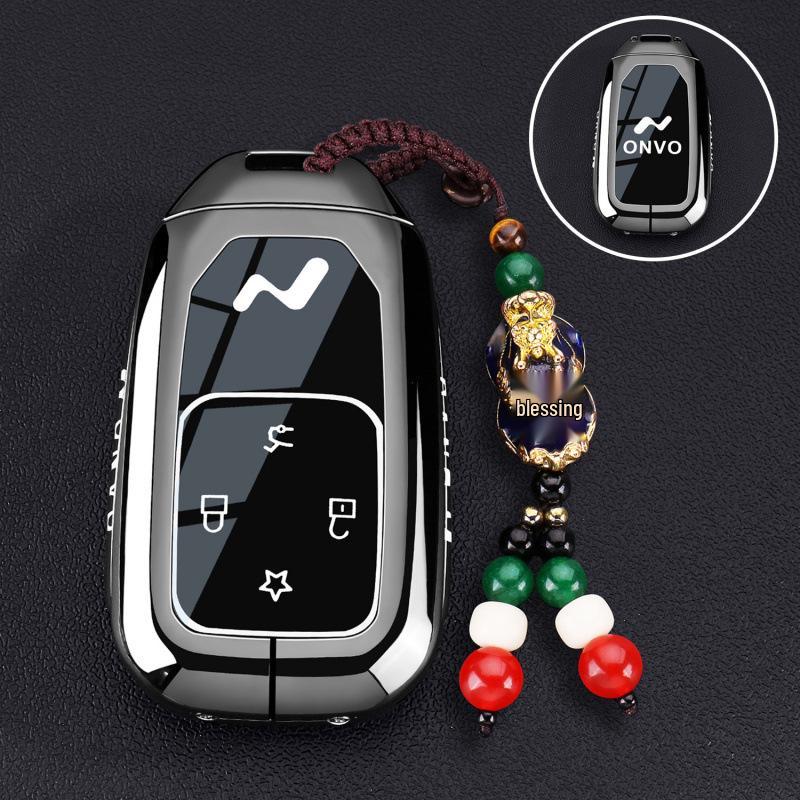 NIO Karten-Schlüssel-Etui: Kompatibel mit 25 Xinledao L90 und 24 Modell L60 - Metallgehäuse und Schnallendesign