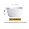 WUHE HC New Diamond 5-Inch Ceramic Bowl