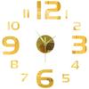 3D Wall Clock DIY Mirror Wall Stickers Home Decor Quartz Needle Watch Living Room Removable Art Decal Sticker Reloj De Pared Hot