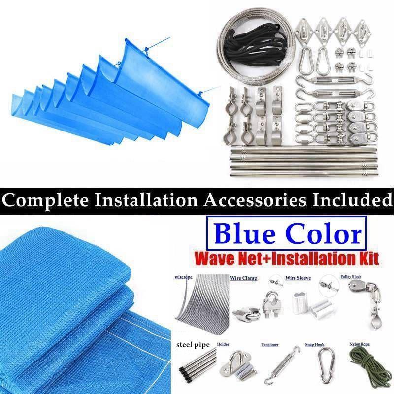 

Ширина 1 м Выдвижной телескопический волнообразный солнцезащитный парус из ПНД Балконный водонепроницаемый тент для перголы из полиэфирной ткани со стальной трубой 15 мм 1mx3m