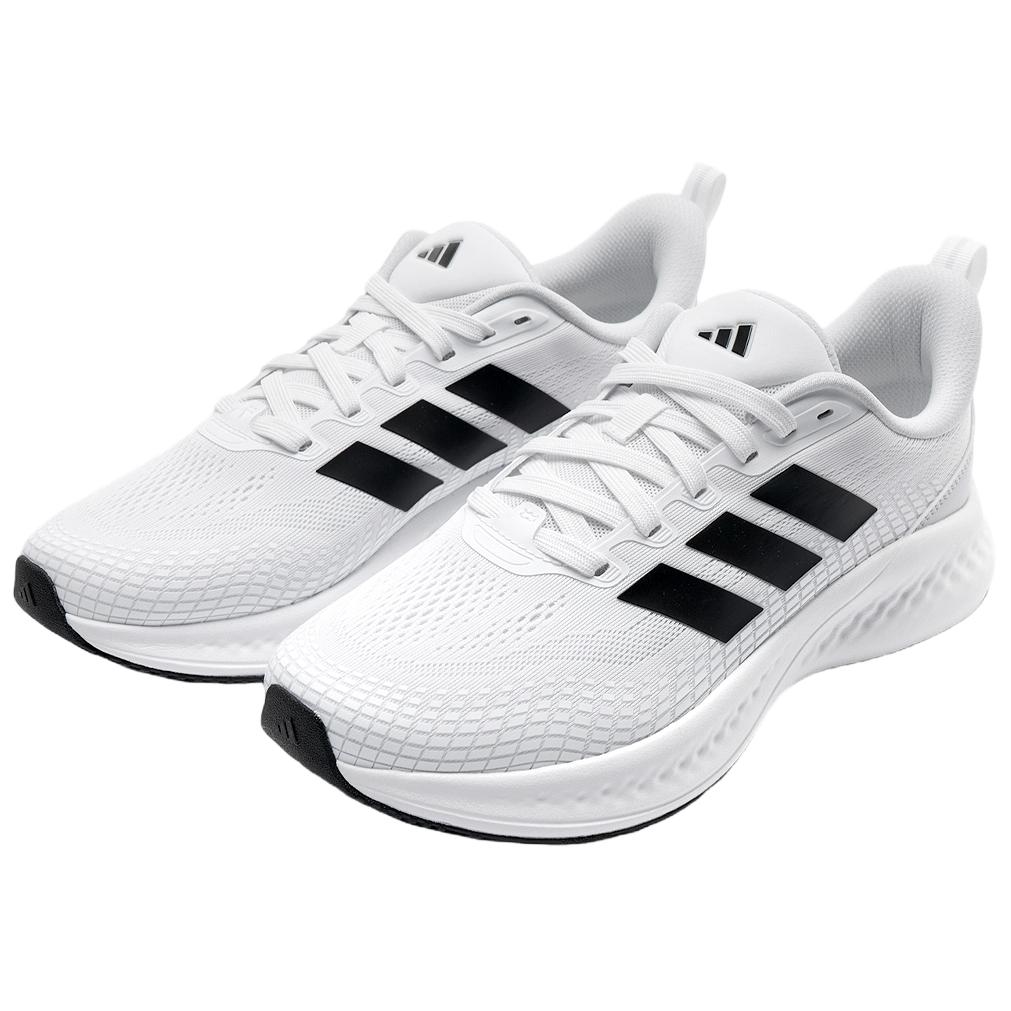Adidas All Day Go Comfortable Versatile Pu Fabric Synthetic Leather Running Shoes Unisex Running Shoes White KZ6671