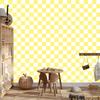 Cream Checkerboard Wallpaper for Living Room and Bedroom 50x1000