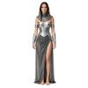 Mittelalterliches Fantasy-Kettenhemdkleid für Cosplay und Halloween-Kostüme