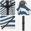 Garden Umbrella with Base 300 X 300 Cm Polyester Rectangular