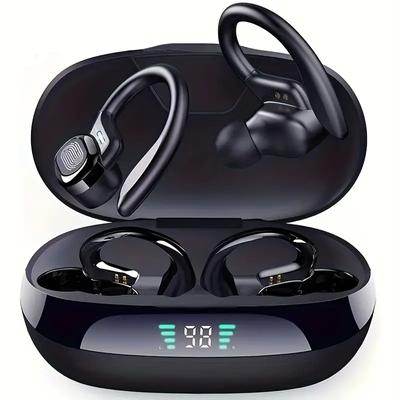 TWS 5.0 trådlösa hörlurar Vattentäta trådlösa HiFi-hörlurar Sportstereoheadset LED-skärm Bluetooth-hörlurar med mikrofon