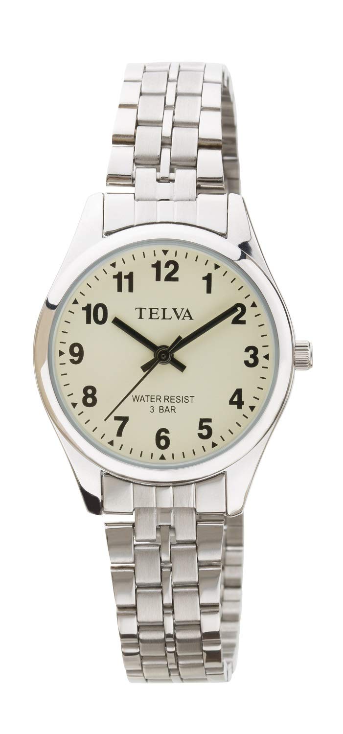 

[Clefer] Analog Waterproof Metal Band Watch TE-AL148-CHS Women s Silver