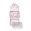 Francfranc Classic Flower Hanging Pouch, Large, Light Pink, Water-Repellent, Travel