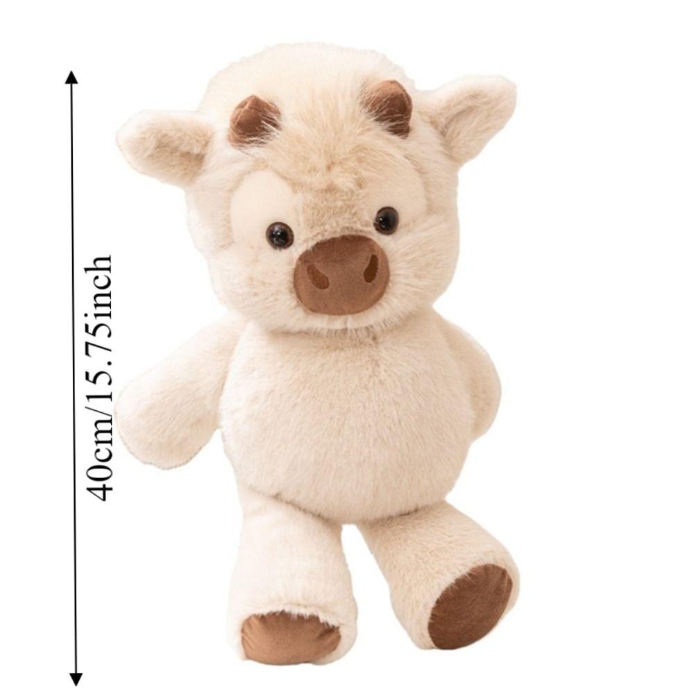 Plushie Texture Running Cow Plush Doll New Design Cute Stuffed Toys  Emotional Support