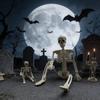Hororový půltělový kostlivec Ozdoba Halloween Pohřbená lebka Kosti Dekor Hřbitovní Rekvizita Stolní Venkovní Párty Dekorace Potřeby 2027
