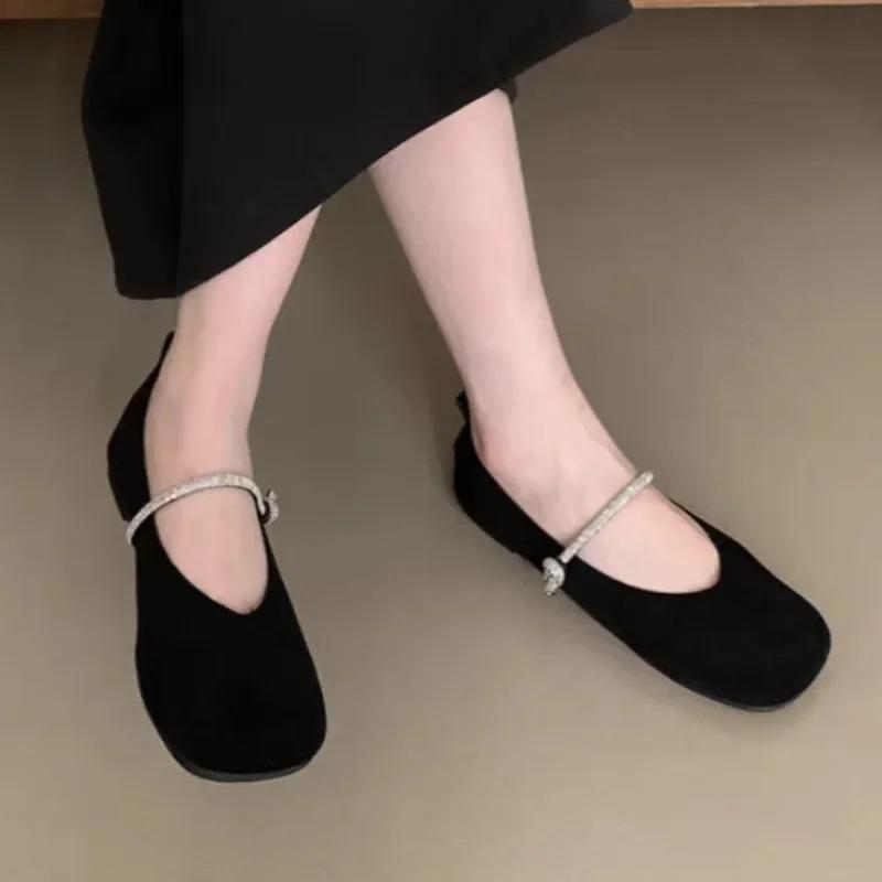 

Модная женская обувь Модная женская обувь One Kick Flats Осенняя обувь с круглым носком и леопардовым принтом Solft Sole Повседневная удобная обувь Flats Офисная женская обувь 40 чёрный