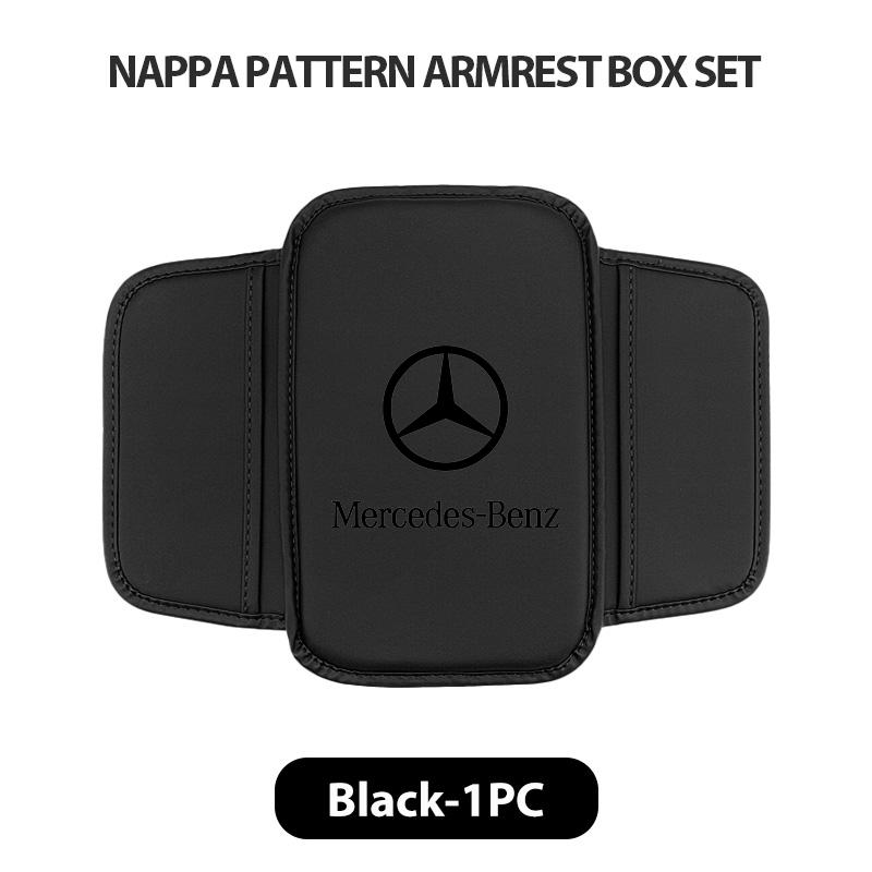 KMLB1 Car Arm Rest Cushion Anti Scratch Protection Cover Center Console Storage Pocket For Benz Exclusive AMG W124 W203 W204 SPRINTER