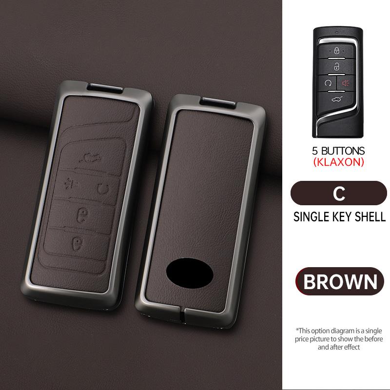 Metal Car Remote Key Case Cover Shell For Trumpchi Gac Gs4 Gm8 Ga3 Empow J11 J12 J13 J14 J15 J16 Gs8 Protector Accessories
