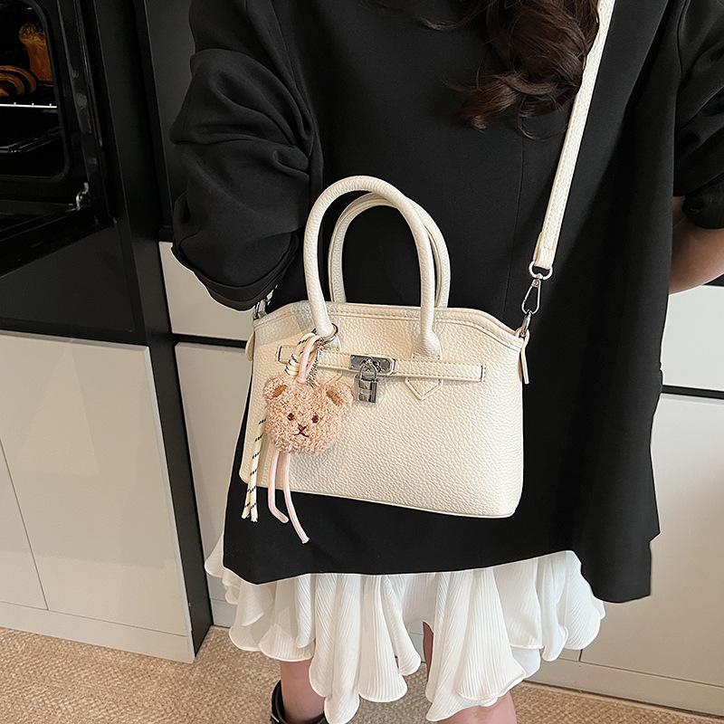 Geantă de mână versatilă de vară pentru femei, stil străin, model lici, geantă de umăr, geantă de mesaje de lux ușoară