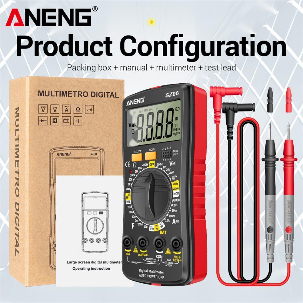 ANENG SZ08 Precision Digital Multimeter for Electrician Maintenance
