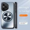 Etui z magnetycznym uchwytem pierścieniowym dla Honor 400 Pro dla Honor 400 Lite 400pro 200 Lite Smart Wstrząsoodporny Matowy Zderzak Wstrząsoodporny Stojak Etui na Tył