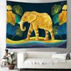 Wanddekoration Zuhause Wandteppich Elefantenmalerei Muster Hintergrund Büro Wohnzimmer Wandteppich