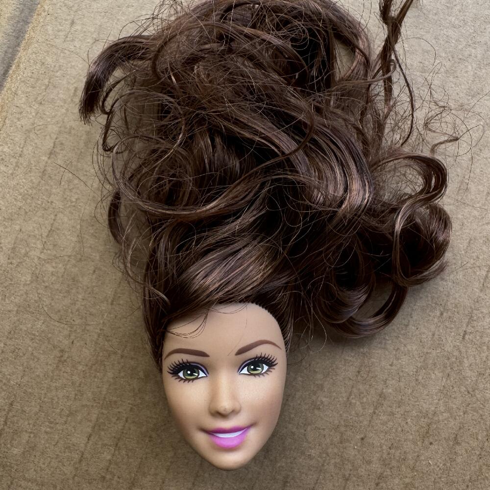 1/6 Doll Heads Rare Face White Beige Brown Skin Tone