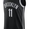 Nike Retro Brooklyn Nets Kyrie Irving No. 11 Fitted Basketball Jersey Men Tops Black AV2615-014